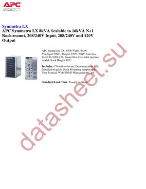 SYA8K16RMP datasheet  